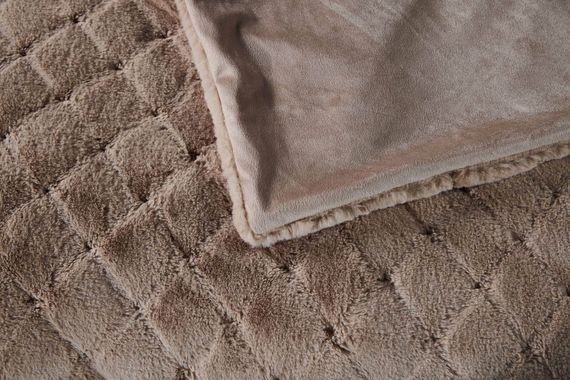 Бернард (беж) Покрывало 220х240