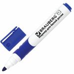 Маркеры стираемые для белой доски НАБОР 4 ЦВЕТА, BRAUBERG "SOFT", 5 мм, резиновая вставка, 151252