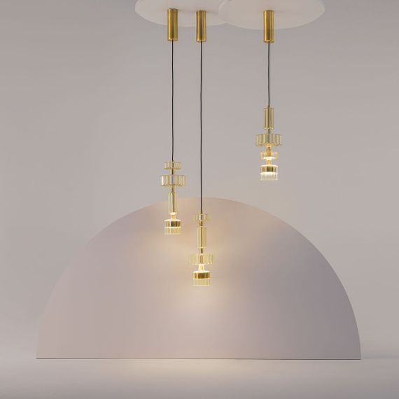 Подвесной светодиодный светильник Maytoni Level MOD253PL-L18BS3K2