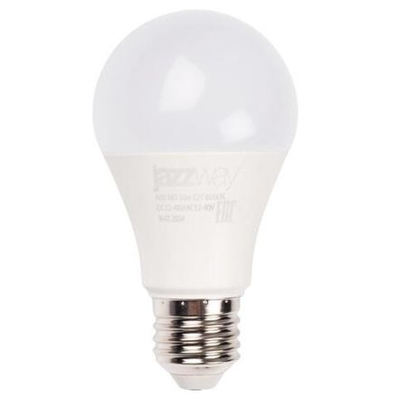 Лампа светодиодная низковольтная PLED-A60 MO 10Вт 6500К холод. бел. E27 12-48В AC/DC Pro JazzWay 5050532