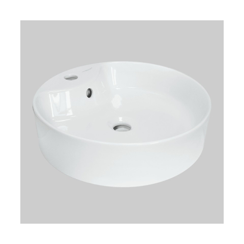 РАКОВИНА НАКЛАДНАЯ "BEST 43 SLF ВКС" УП БЕЛАЯ "SANITA LUXE" WB.CT/Best/43-C.Shelf/WHT.G/S1