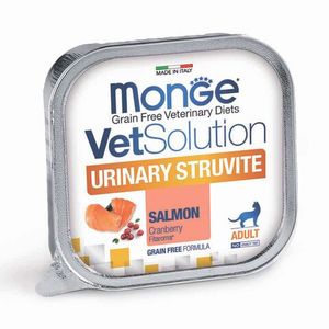 Диетический корм Monge VetSolution Cat Urinary Struvite для кошек при заболеваниях мочеполовой системы и струвитном течении МКБ