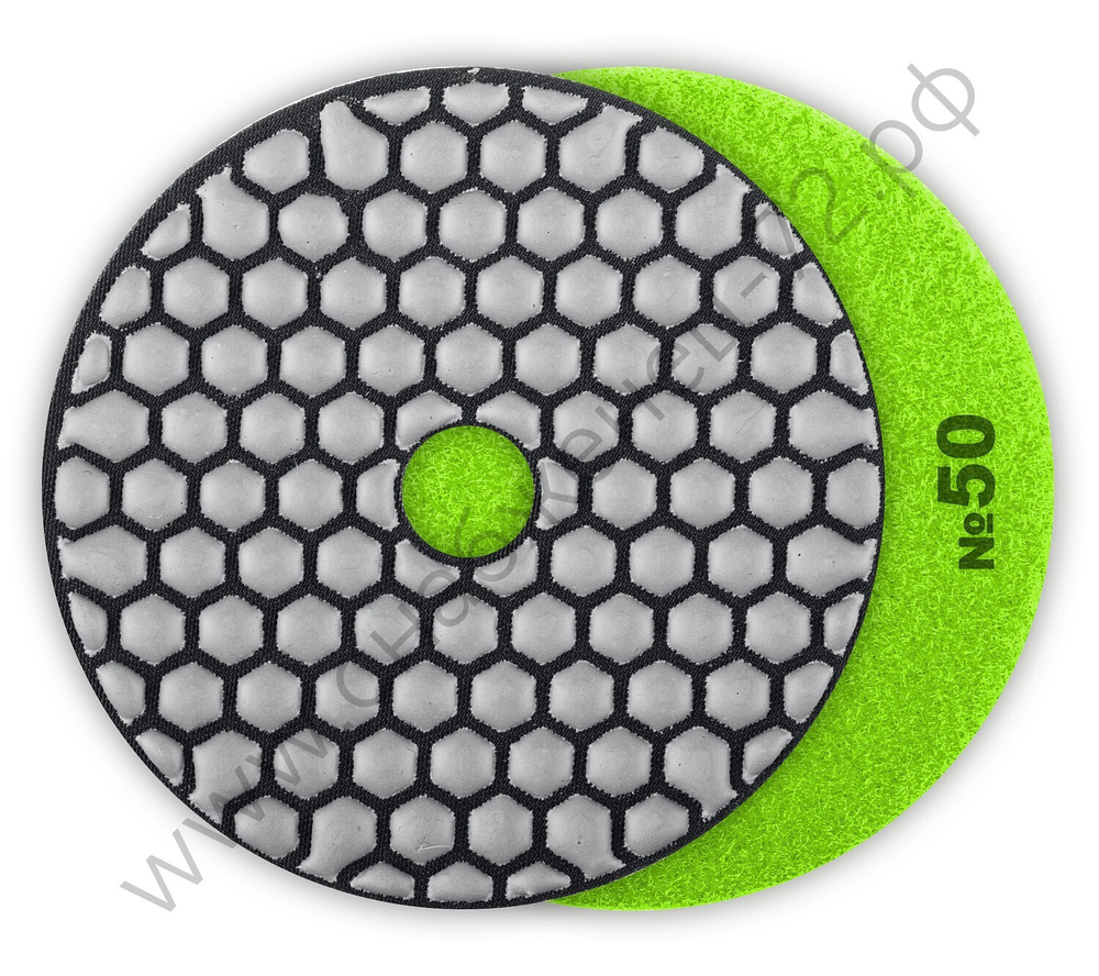 ЗУБР АГШК 100 мм, №50, сухое шлифование, Алмазный гибкий шлифовальный круг (29868-050)
