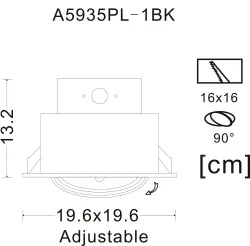 Карданный светильник Arte Lamp