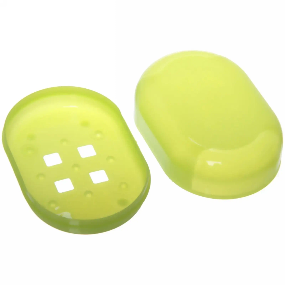 Набор банный дорожный 4шт «Traveler - Полоска», микс 2 цв., (мочалка, футляр 2шт, расческа), 21*12*7см✦