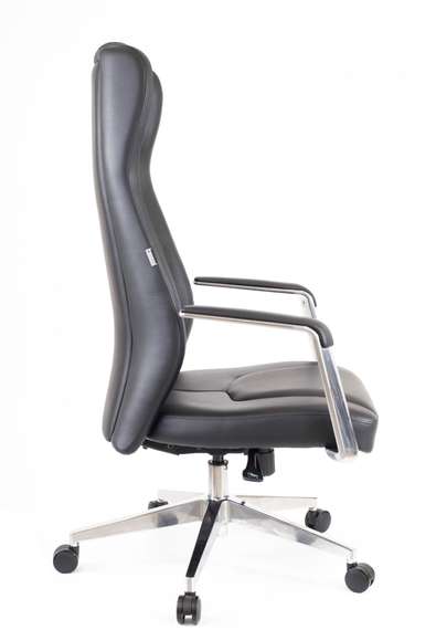 Премиум кресло Everprof Parlament Кожаное Черный