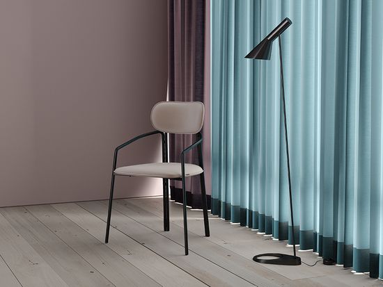 Стул ror, round, велюр, черный/бежевый