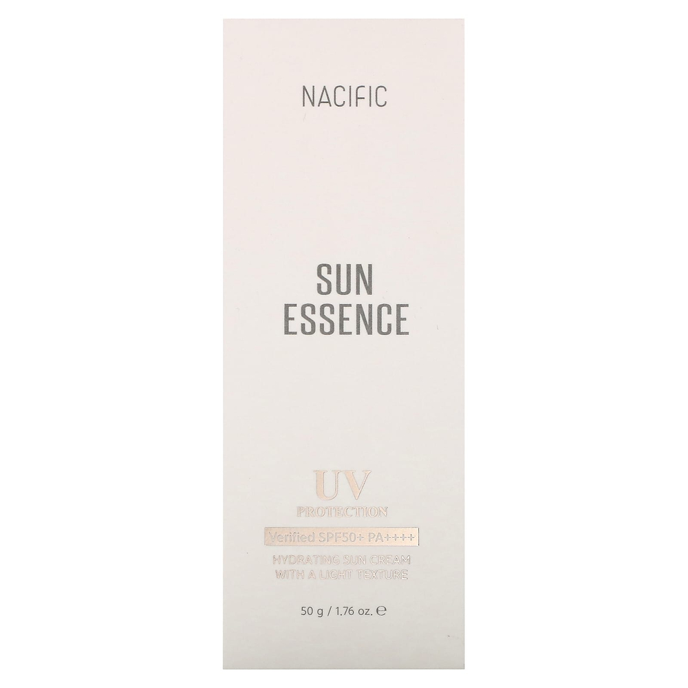 Nacific, Sun Essence, защита от ультрафиолета, SPF 50+ PA ++++, 50 г (1,76 унции)