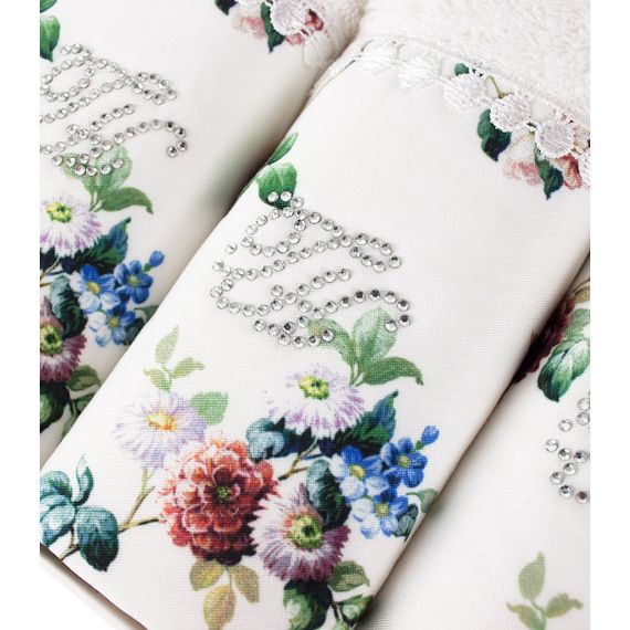 Набор салфеток ROSELAND Lux 3пр по 30х50 TIVOLYO HOME Турция