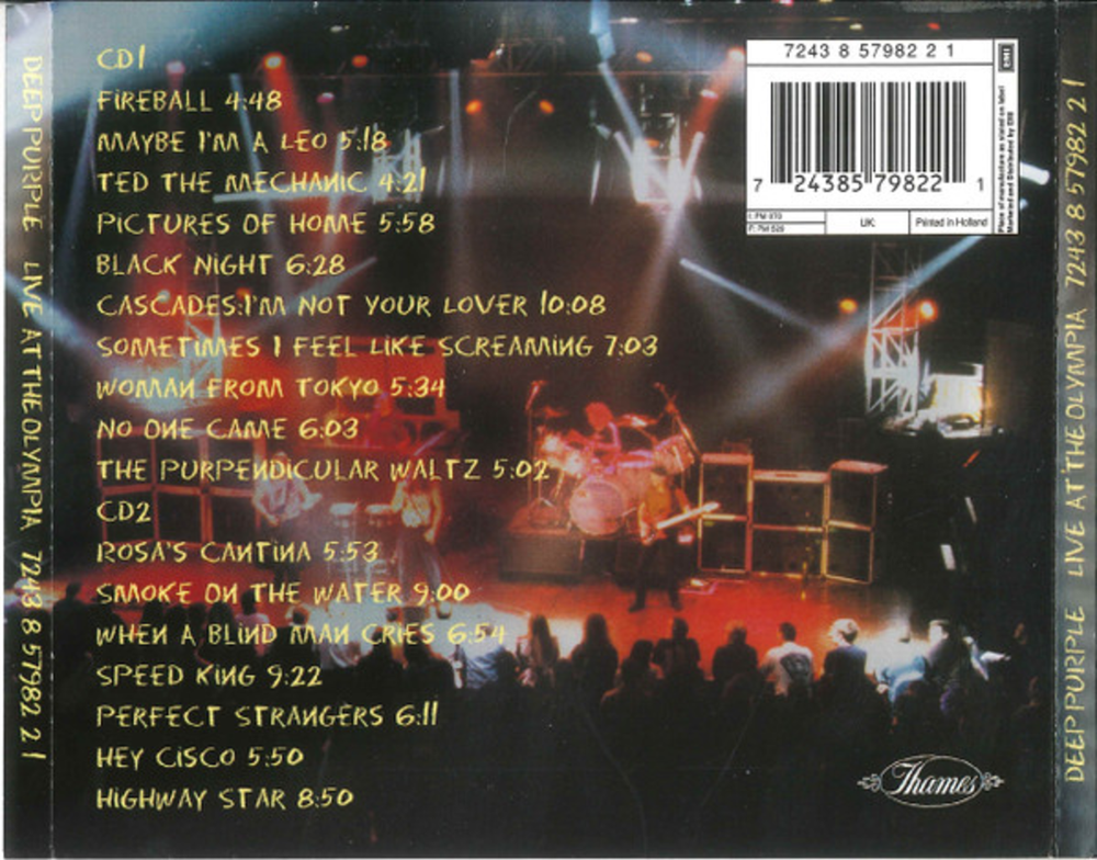 Deep Purple / Live At The Olympia '96 (2CD)