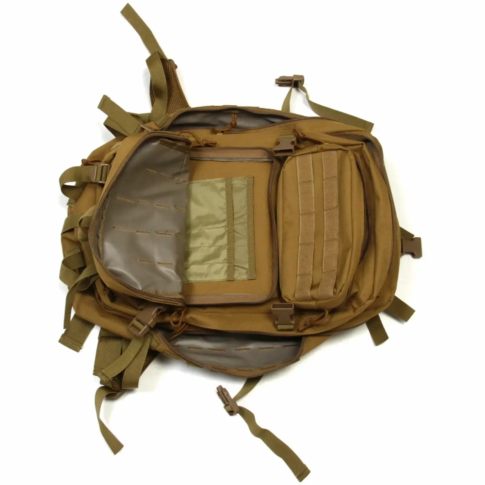 Рюкзак туристический 40л, цвет песочный,D3