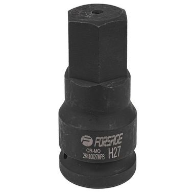 Головка-бита ударная 6-гранная 27мм, 3/4'' Forsage F-26410027MPB