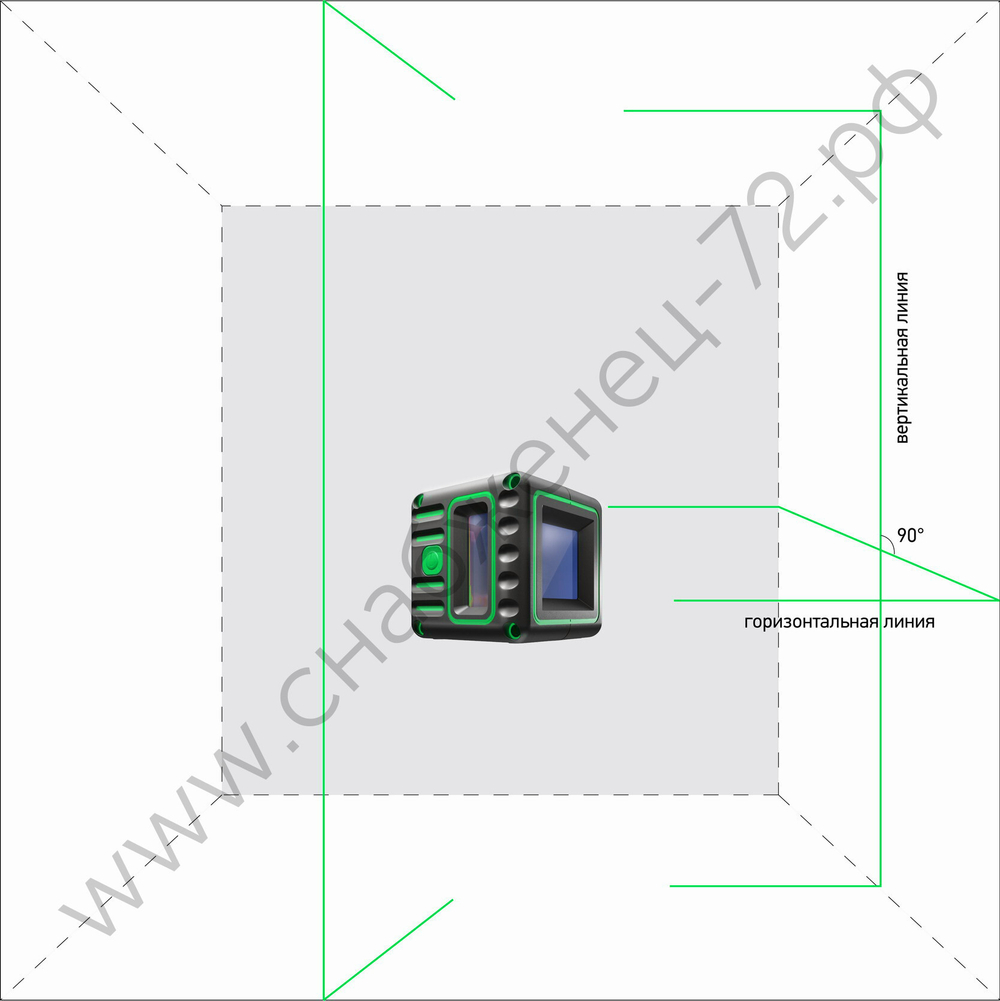 Лазерный уровень ADA CUBE 3D GREEN PROFESSIONAL EDITION