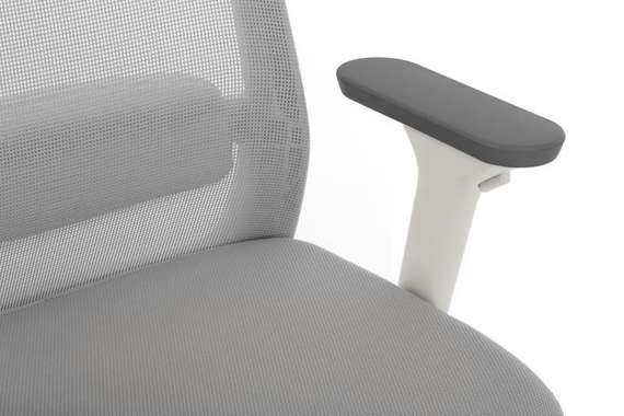 Кресло Work W-218C WHITE Светло-серый