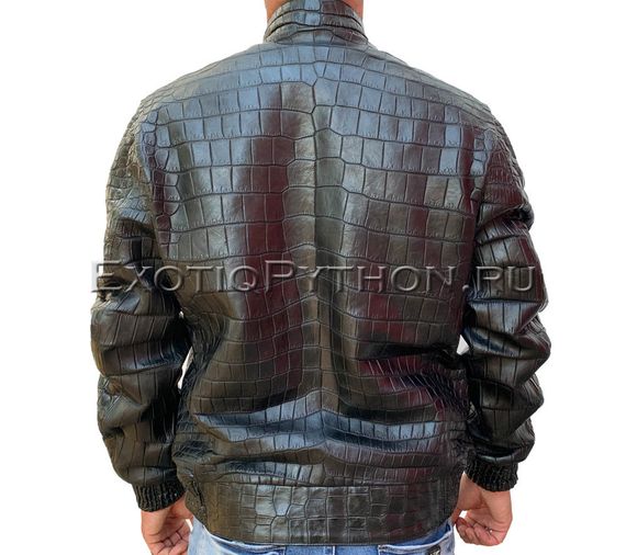 Куртка из кожи крокодила JT-39