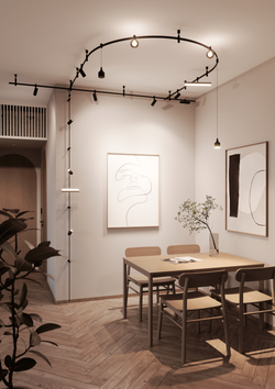 Шинопровод магнитный Crystal Lux CLT 0.117 01 L2000 BL