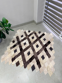 Меховой Коврик прикроватный накидка на кресло из овчины