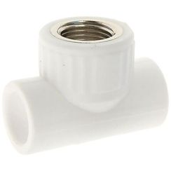 Тройник РОСТерм PPR комбинированный D25х1/2 х25 ВР