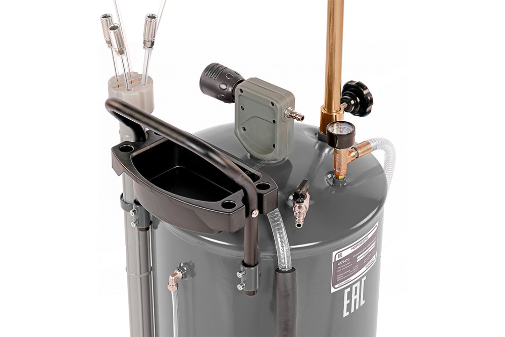 NORDBERG (2379-CG) Установка для сбора масла пневматическая, 65 л, серая