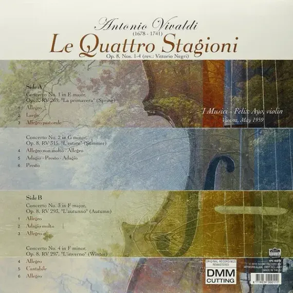 Antonio Vivaldi, I Musici – Le Quattro Stagioni The Four Seasons LP