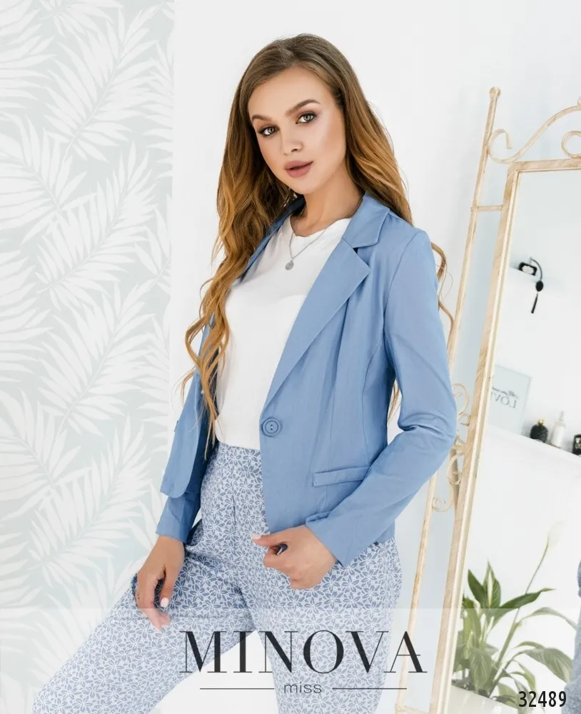 Пиджак 1088-голубой Minova