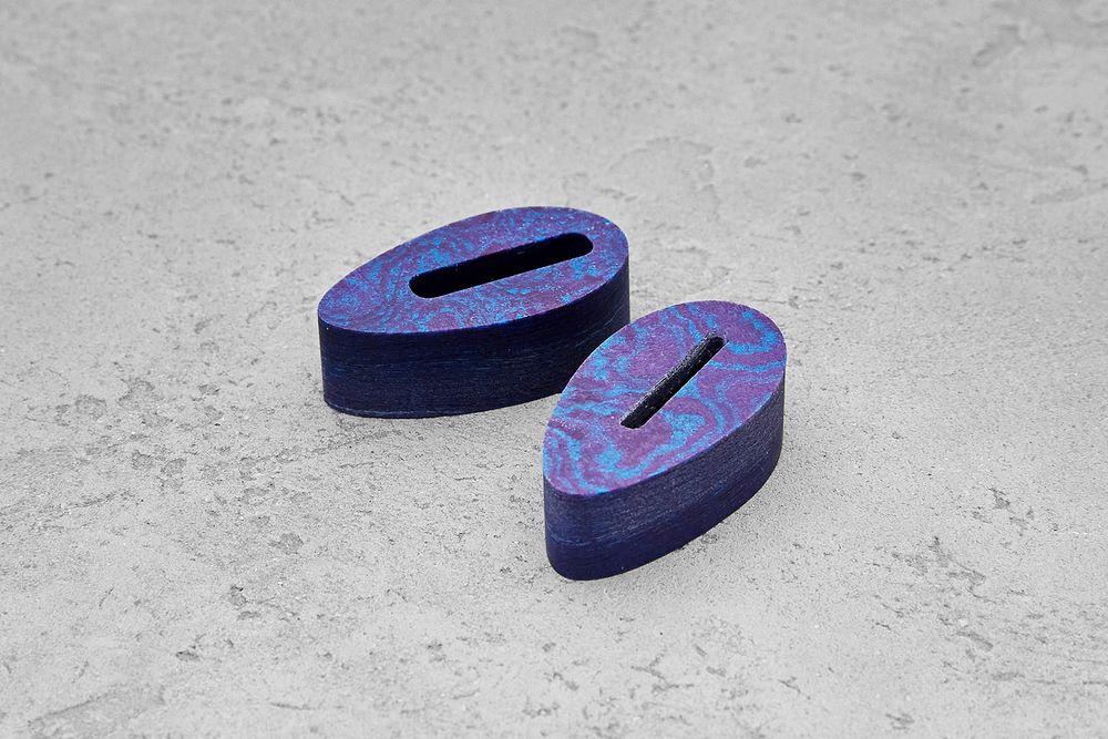 Больстер из G-10 (авторской) 12мм, 37x20мм, имитация тимаскуса