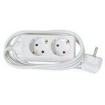 Удлинитель 2гнезда 1.5м с заземлением ПВС 2200Вт 3x0.75мм² Эра (20)