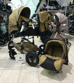 Коляска-трансформер Luxmom 558 3в1 пустынно-жёлтый