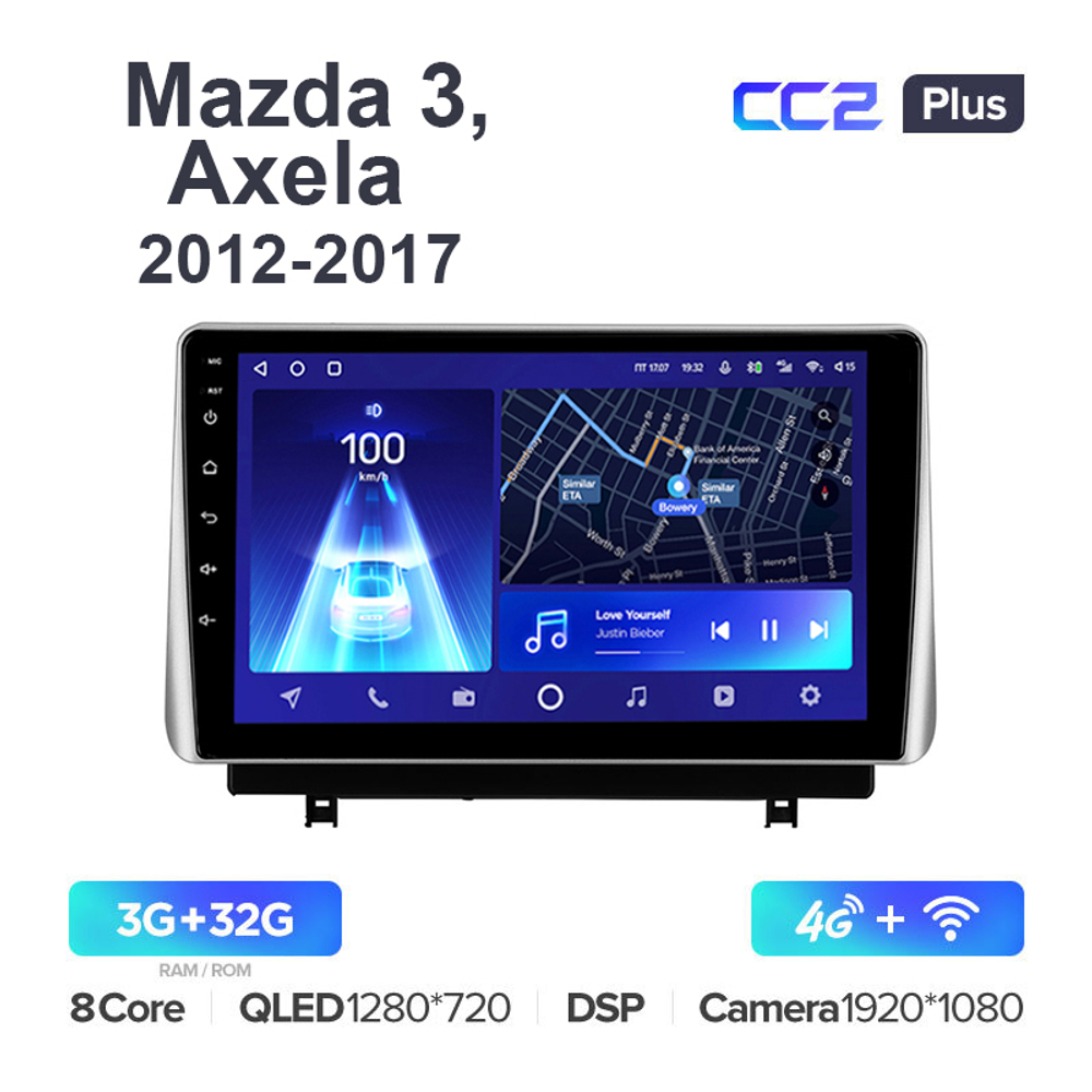 Teyes CC2 Plus 10,2"для Mazda 3, Axela 2018-2021