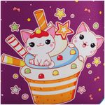 Ранец ArtSpace School Friend "Sweet Cats" 39*30*18см, 2 отделения, 2 кармана, анатомическая спинка