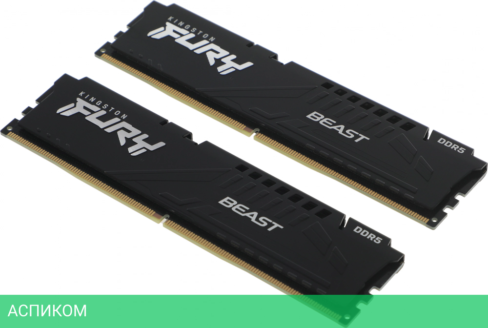 Оперативная память Kingston Fury Beast Black Expo 16Gb (KF560C30BBEK2-16)