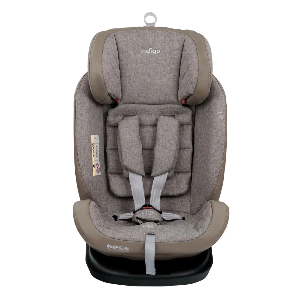 Автокресло Indigo AERO ISOFIX, ST-3, группа 0+1+2+3 (0-36 кг) бежевый лен
