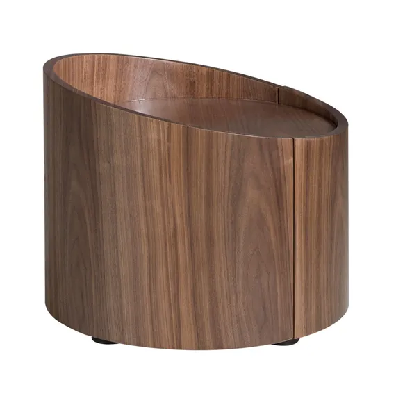 Прикроватная тумбочка с ящиком Angel Cerda 7130 из ореха