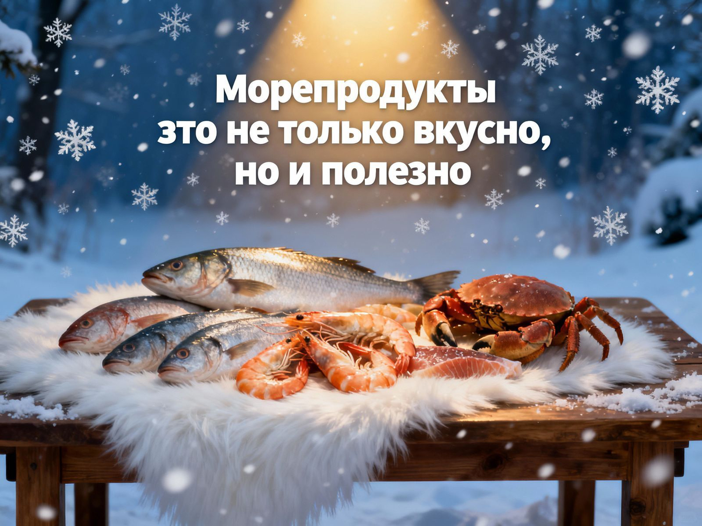 Морепродукты — это не только вкусно, но и полезно!