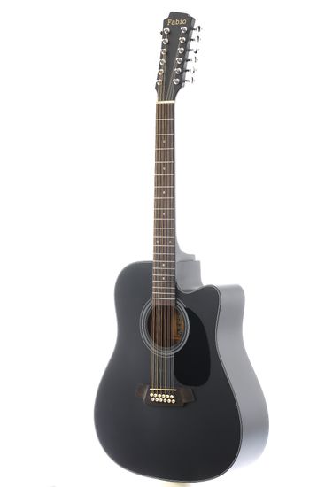 Акустическая гитара 12-струнная Fabio FB12 4120 BK