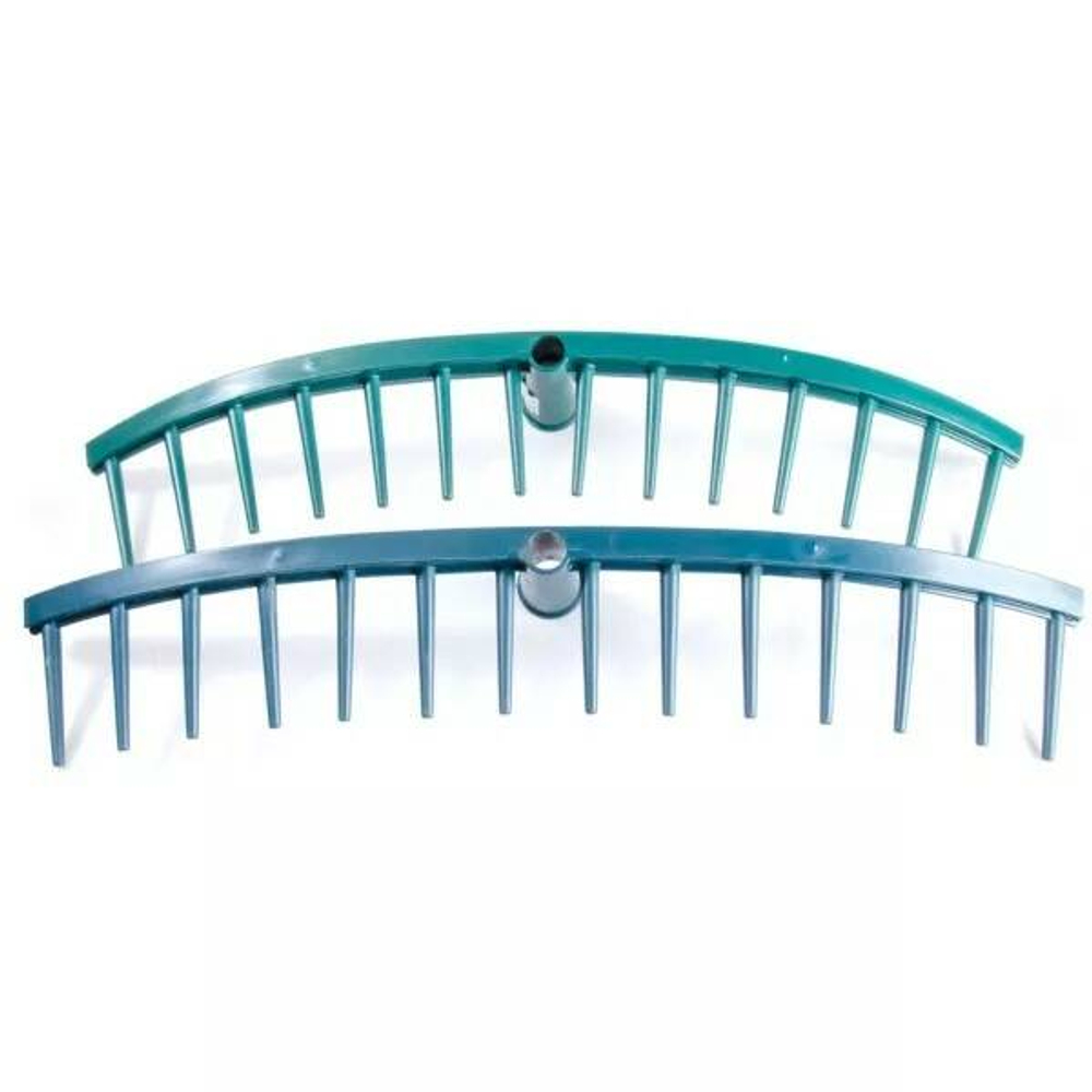 Грабли садовые 14 зубьев пластиковые без черенка