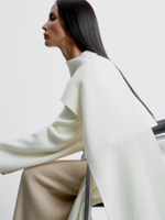 Кардиган-пальто SEVARA, молочный