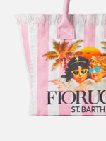 Сумка жен. Saint Barth VANITI STRIPES ANGELS 2101 розовый с белым