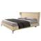 Кровать Angel Cerda 7157, кремовая экокожа