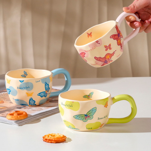 Керамическа кружка "Butterfly", 330 мл