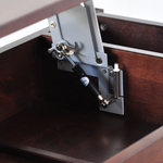 Журнальный стол с подъемным механизмом Фалун, стол трансформер из массива березы, браун