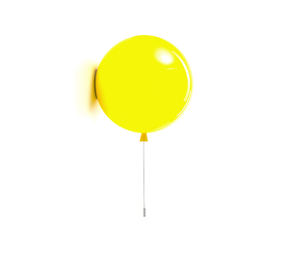 Wall design lamp  MEMORY by Brokis D 30 (Yellow)