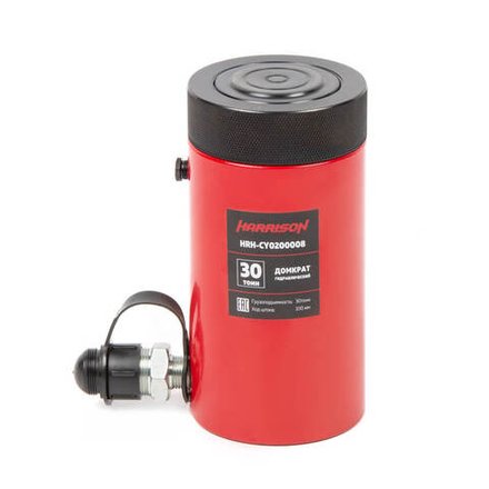 HRH-CY0200008 Домкрат гидравлический, однополостной, с фиксирующей гайкой 30 т, ход 100 мм