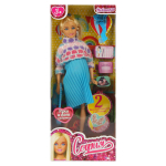 Кукла тип модель София 29см. беременная, 2 младенца, руки и ноги сгиб, аксесс, коробка 66001B2-C2-S-BB