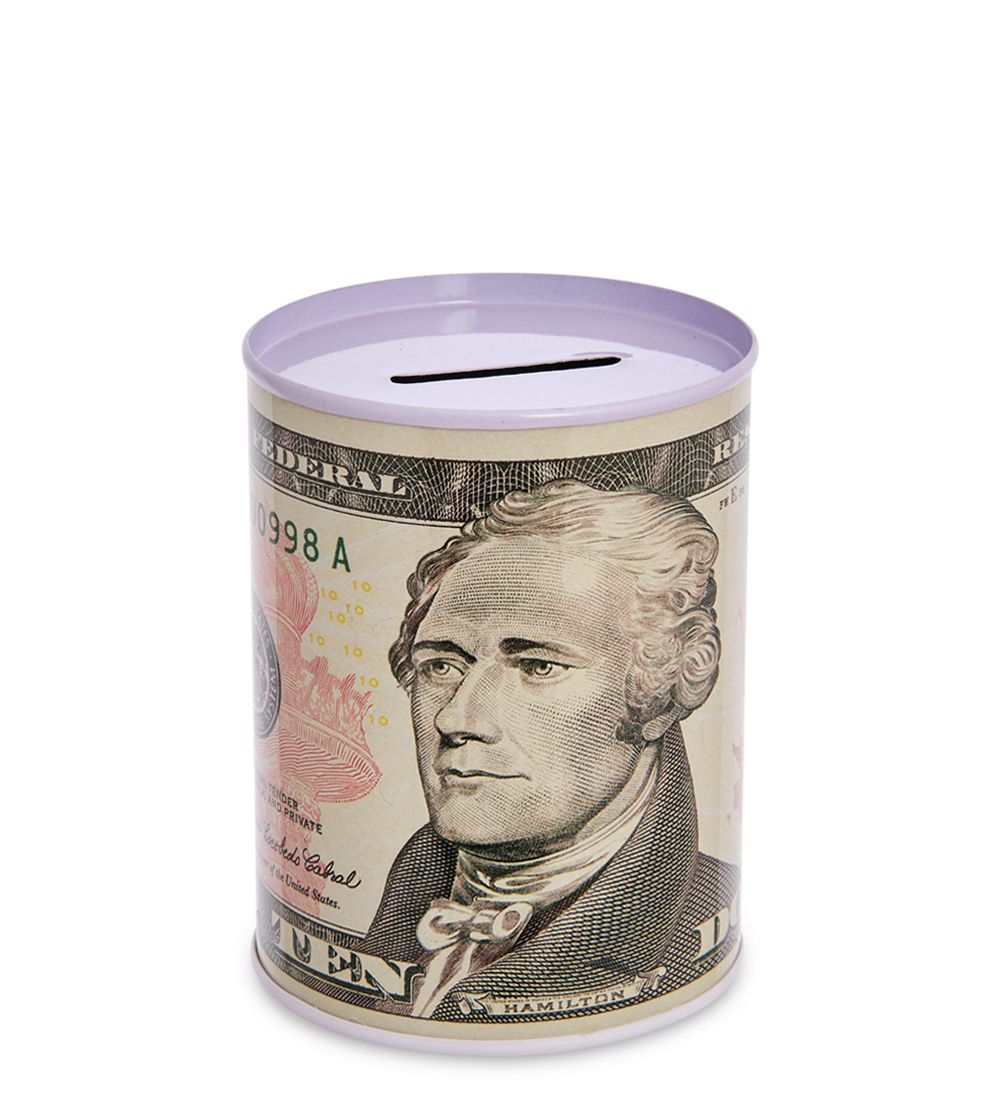 BX-223/4 Металлическая копилка «10 Долларов» 10см