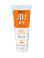 7.9 Солнцезащитный крем для тела Kleona SPF 30 с минеральными фильтрами 75 мл