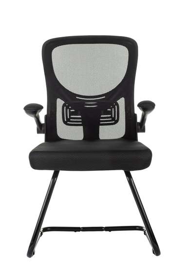 Кресло Бюрократ MC-109 черный TW-01 TW-11 сетка/ткань полозья металл черный