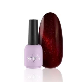 SoLa Гель-лак Cherry Cat 04 Кошачий глаз, 10мл