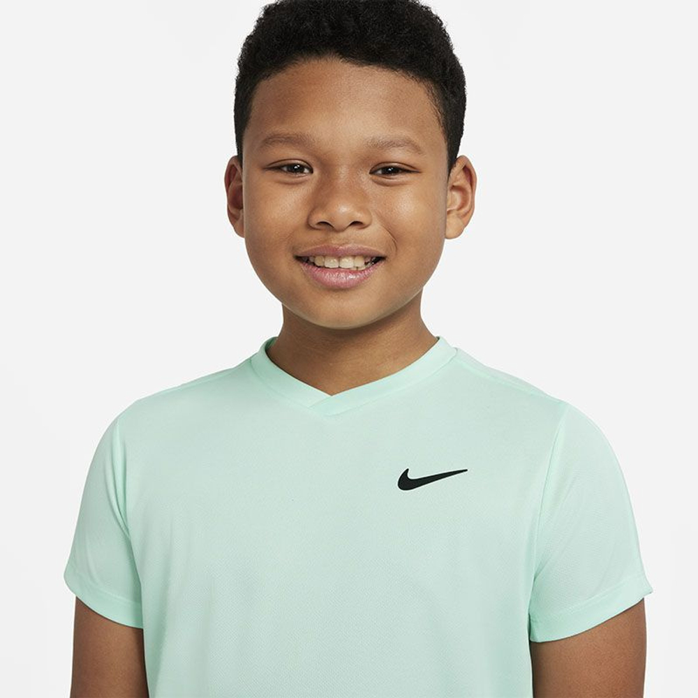 Одежда для тенниса Мальчики, Футболка NIKE COURT DRI FIT VICTORY .