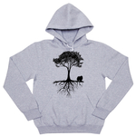 Толстовка "Шпиц у дерева"